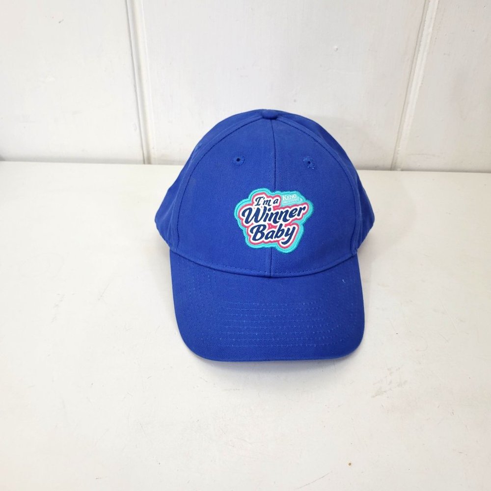 I'm a Winner Baby Keno The Lottery Blue Baseball Cap